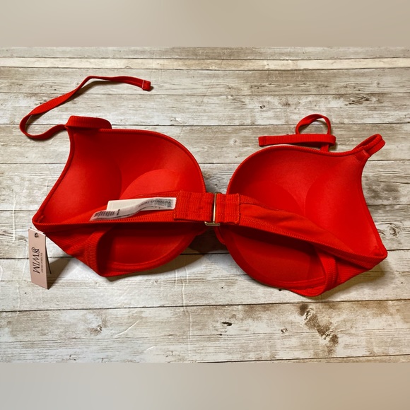 🆕 VICTORIA'S SECRET SWIM Mix-and-Match Bombshell Push-Up Bikini Top Add-2 cups - Picture 7 of 13